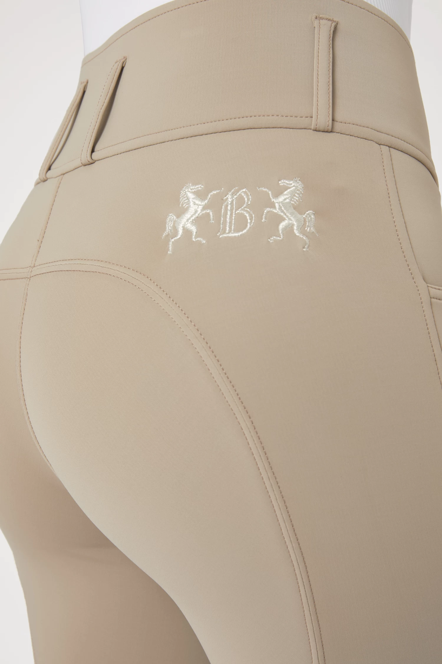 B Vertigo Meghan Women's High Waist Knee Patch Breeches 15 B Vertigo Meghan Women's High Waist Knee Patch Breeches - Image 13