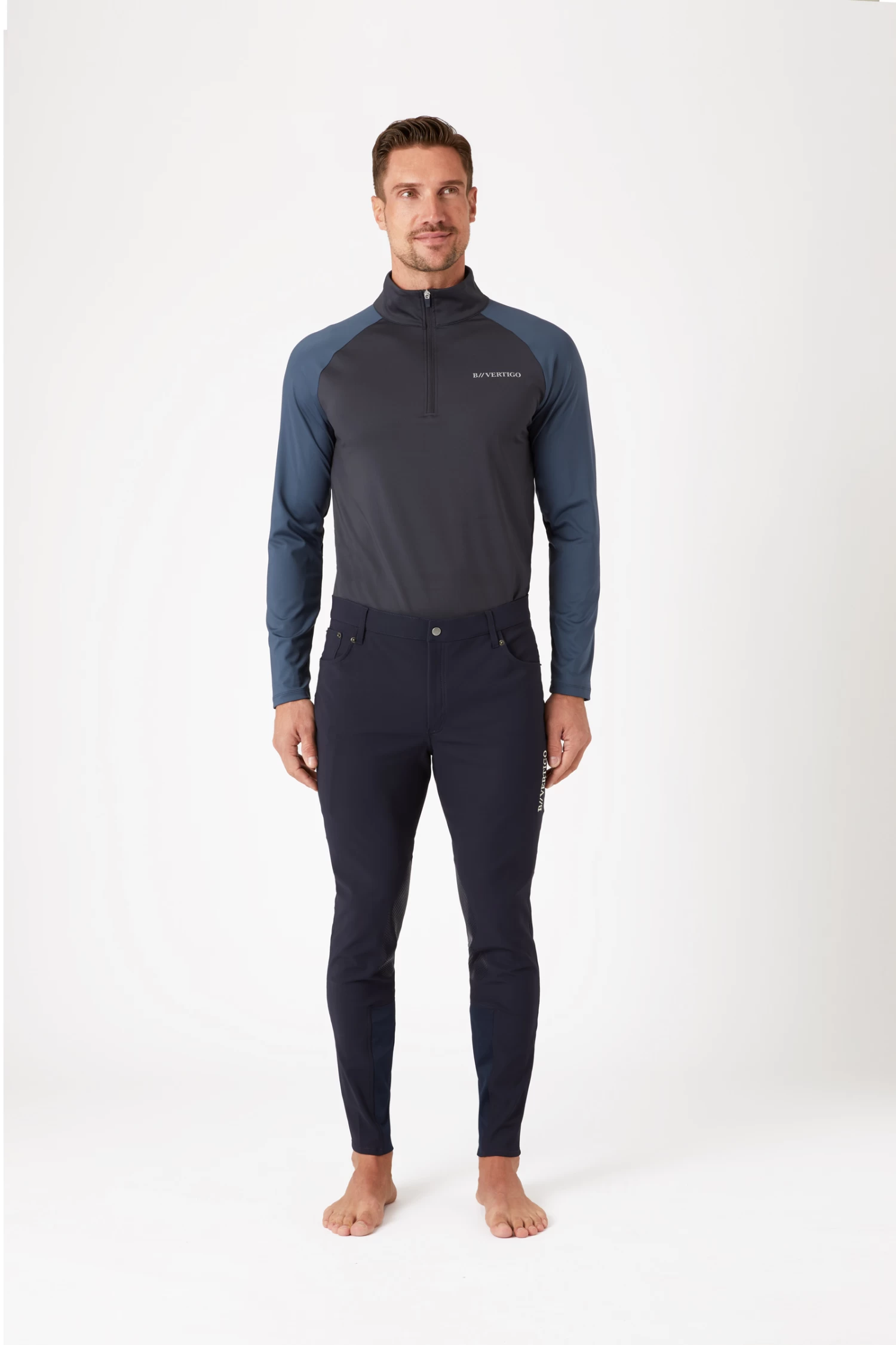 B Vertigo Ethan Men's Functional Knee Patch Breeches 5 B Vertigo Ethan Men's Functional Knee Patch Breeches - Image 3