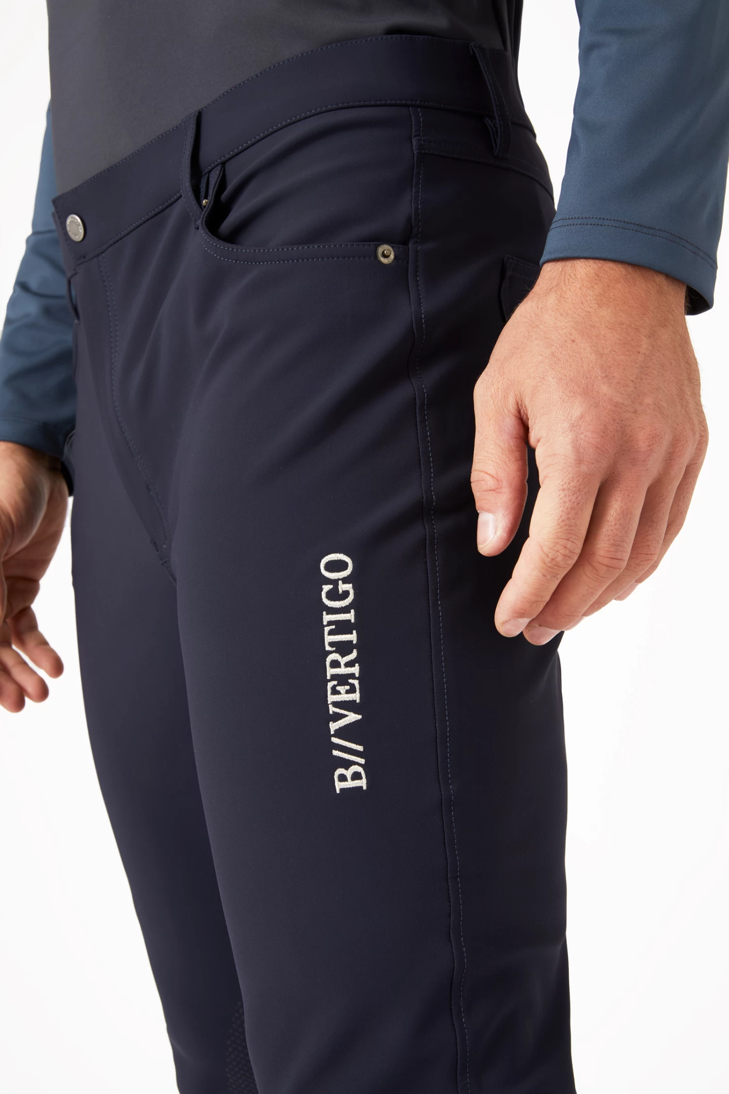 B Vertigo Ethan Men's Functional Knee Patch Breeches 7 B Vertigo Ethan Men's Functional Knee Patch Breeches - Image 5