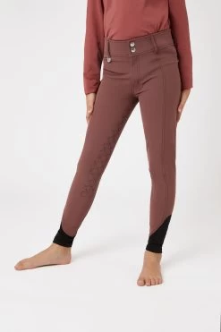 Horze Leighton Teens Silicone Full Grip Breeches With Phone Pocket -Sports - Equestrian Riding Shop 36746 rrbr 04