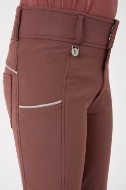 Horze Leighton Teens Silicone Full Grip Breeches With Phone Pocket -Sports - Equestrian Riding Shop 36746 rrbr 05