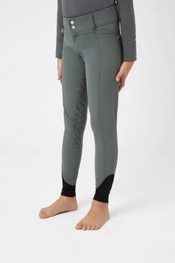 Horze Leighton Teens Silicone Full Grip Breeches With Phone Pocket -Sports - Equestrian Riding Shop 36746 udgr 04