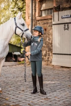 Horze Leighton Teens Silicone Full Grip Breeches With Phone Pocket -Sports - Equestrian Riding Shop 36746 udgr 08