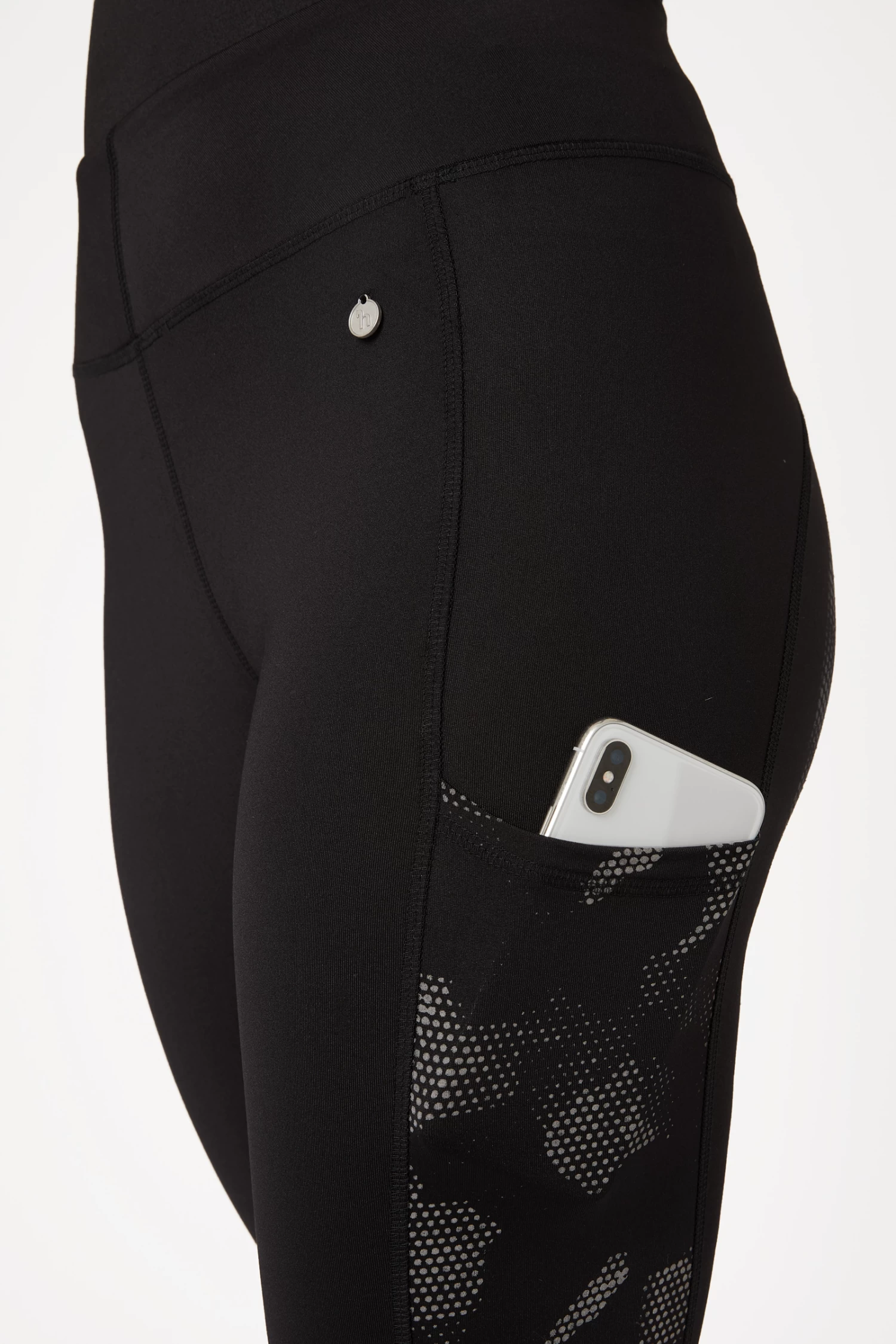 Horze Luminox Women's Reflective Full Seat Riding Tights 7 Horze Luminox Women's Reflective Full Seat Riding Tights - Image 5