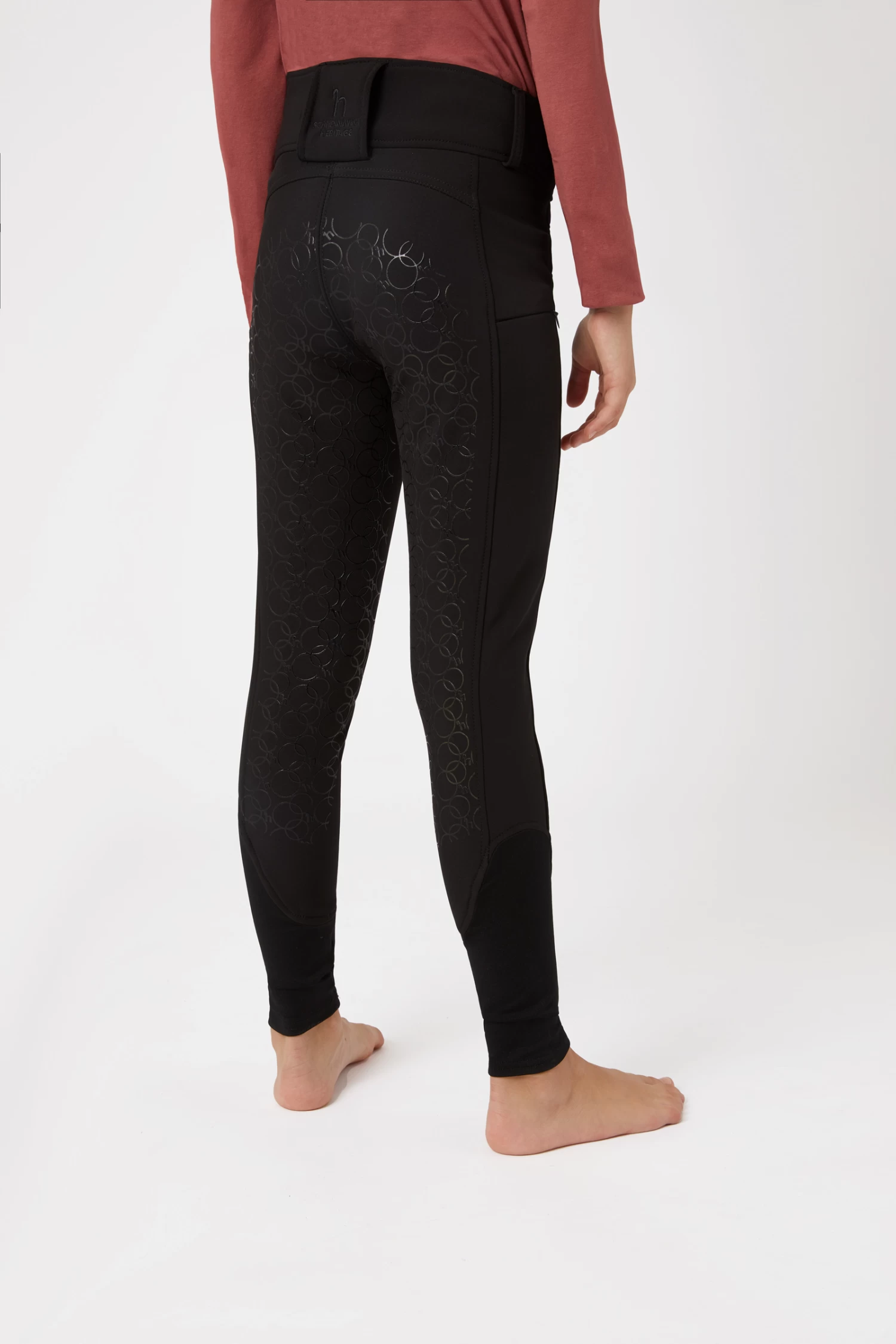 Horze Leighton Teens Full Seat Thermo Breeches 4 Horze Leighton Teens Full Seat Thermo Breeches - Image 2