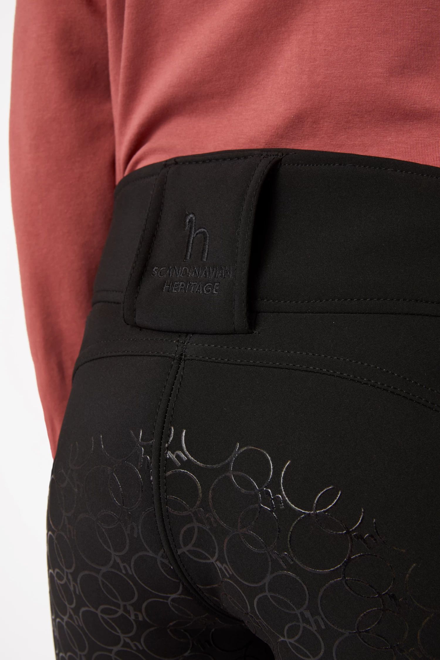 Horze Leighton Teens Full Seat Thermo Breeches 8 Horze Leighton Teens Full Seat Thermo Breeches - Image 6