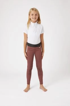 Horze Leighton Teens Silicone Full Grip Riding Tights With Warm Lining -Sports - Equestrian Riding Shop 36750 RRBR 3