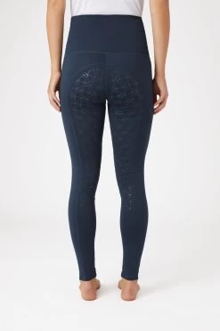 Horze Mette Women's Full Seat Mid Season Riding Tights With High Waist -Sports - Equestrian Riding Shop 36752 IKB 4