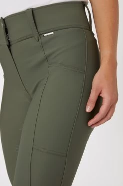 Horze Indira Women's Full Seat Breeches With High Waist -Sports - Equestrian Riding Shop 36758 BKGR 5