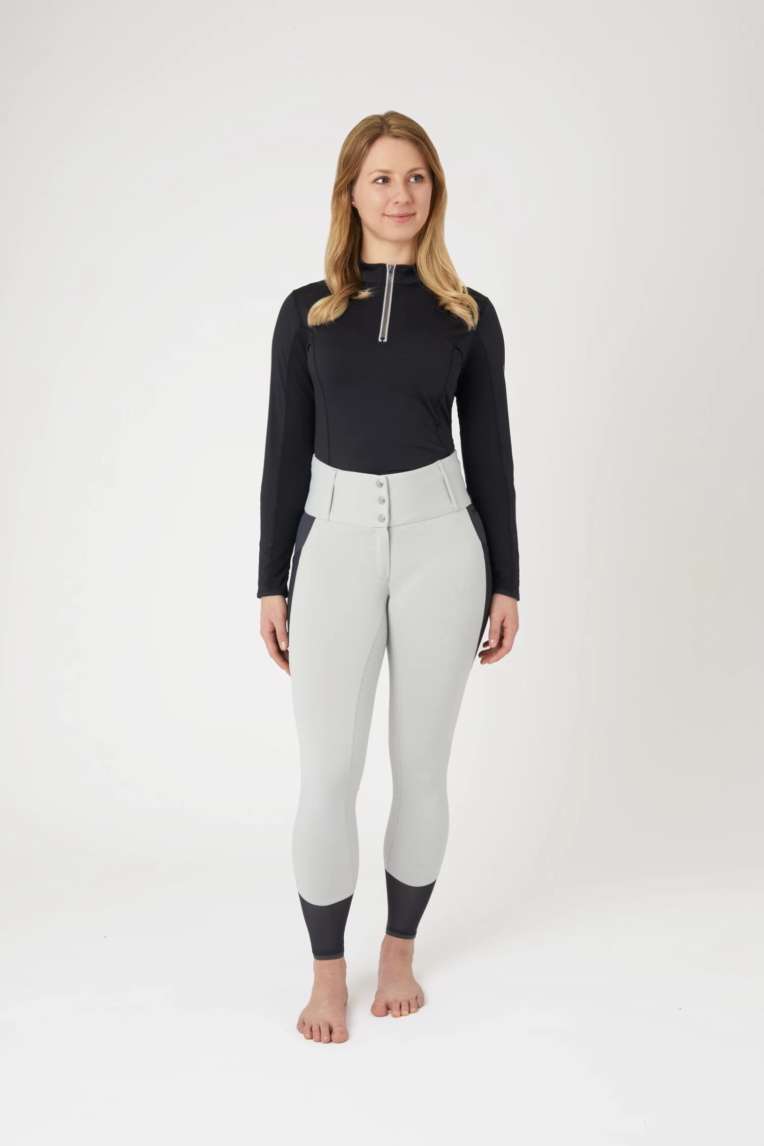 Horze Ebba Women's Full Grip Breeches With Mesh 13 Horze Ebba Women's Full Grip Breeches With Mesh - Image 11
