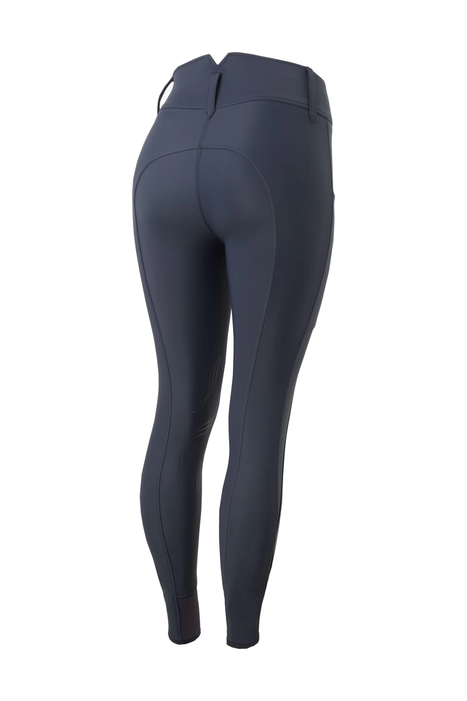 Horze Indira Women's Knee Grip Breeches With High Waist 3 Horze Indira Women's Knee Grip Breeches With High Waist