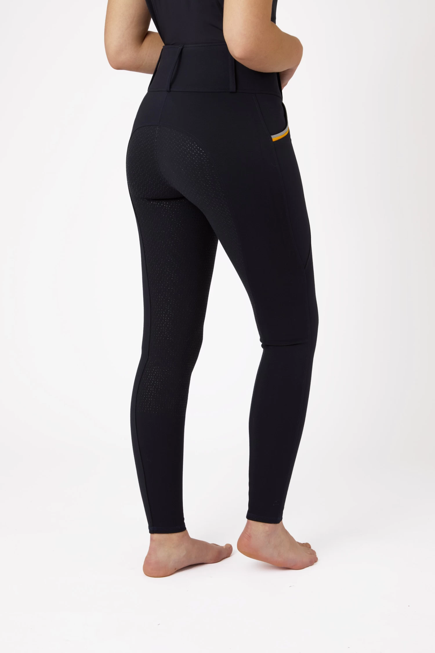 Horze Lucinda Women's Full Seat Riding Tights With Large Pockets 12 Horze Lucinda Women's Full Seat Riding Tights With Large Pockets - Image 10