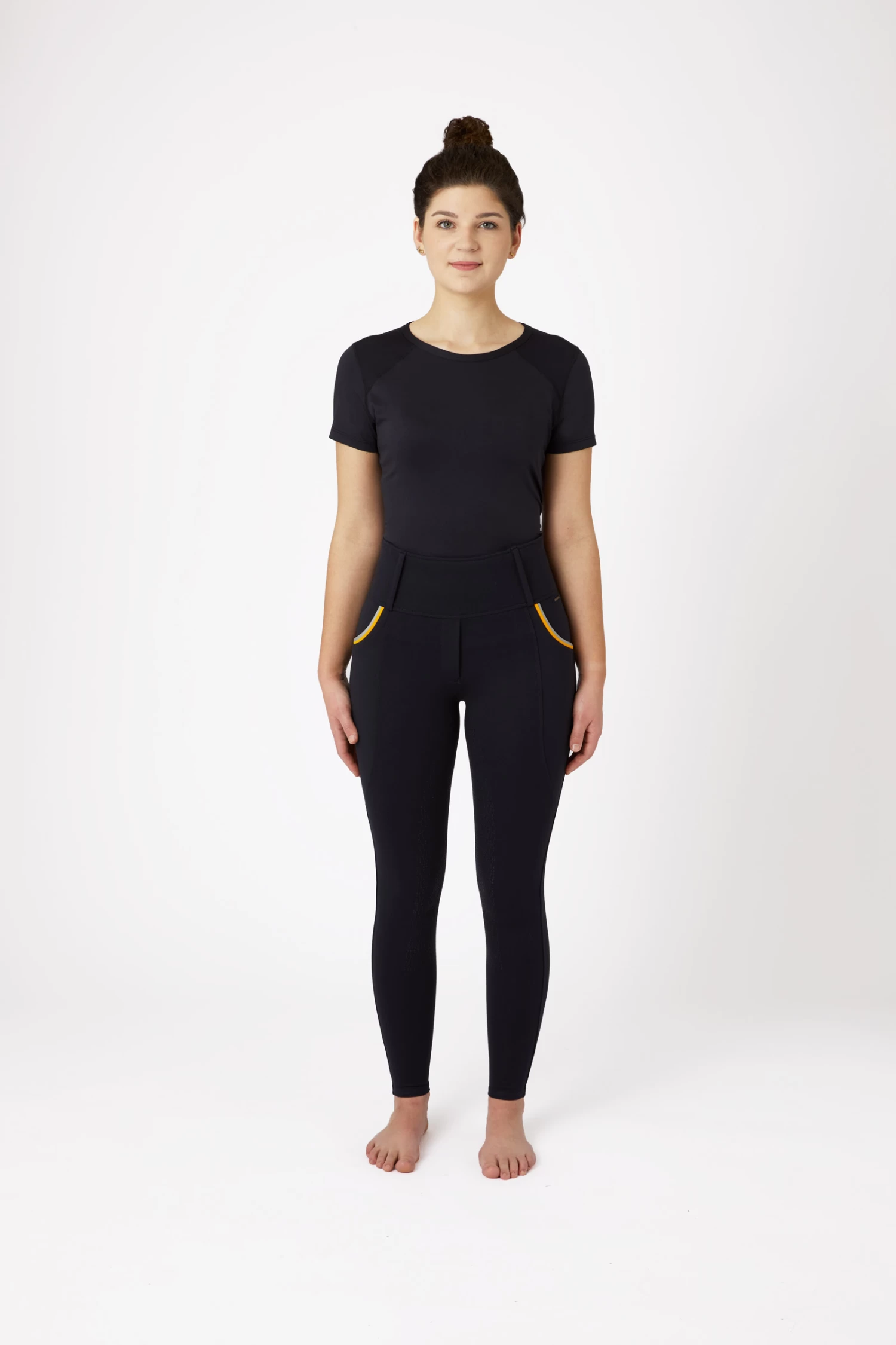 Horze Lucinda Women's Full Seat Riding Tights With Large Pockets 13 Horze Lucinda Women's Full Seat Riding Tights With Large Pockets - Image 11