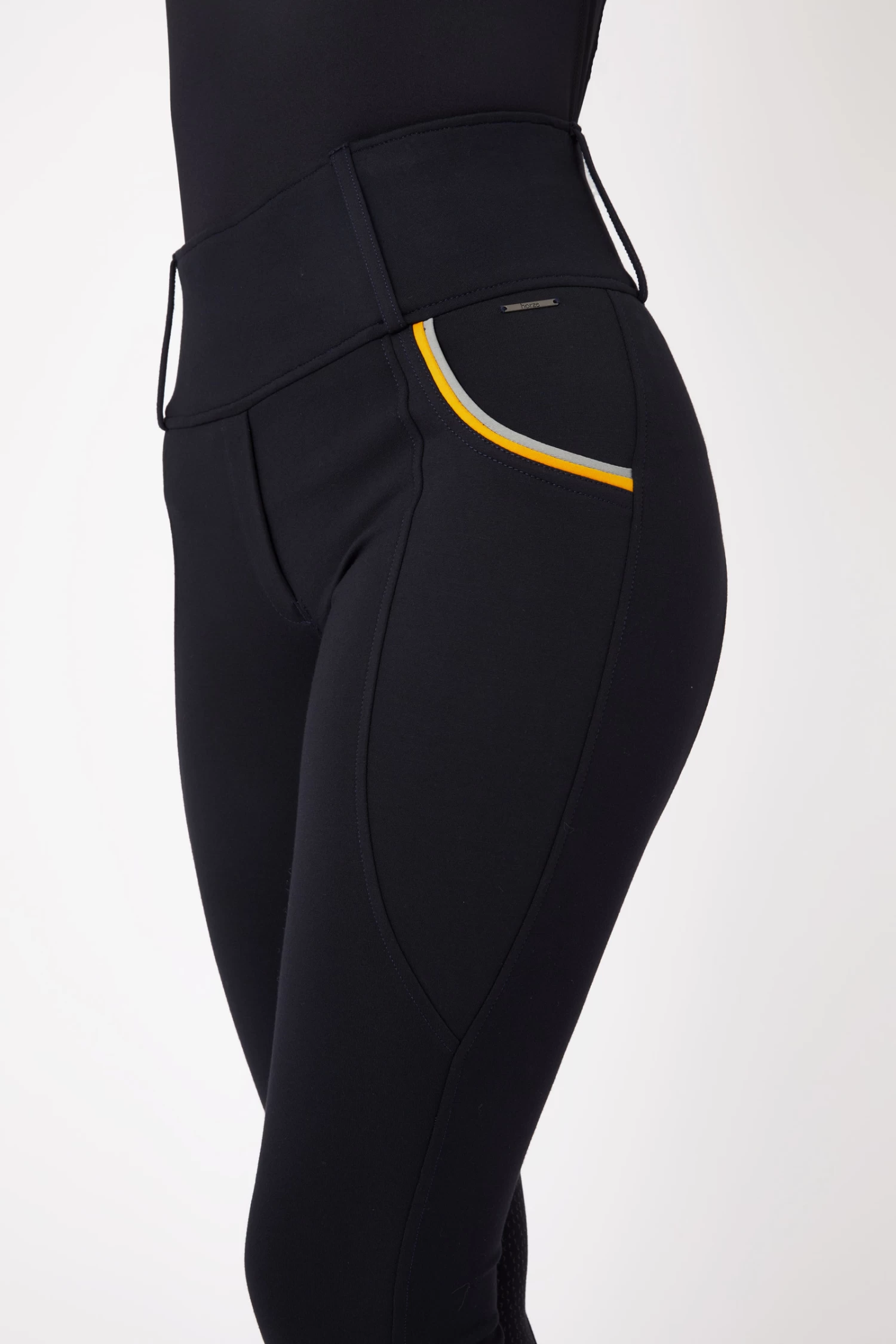 Horze Lucinda Women's Full Seat Riding Tights With Large Pockets 15 Horze Lucinda Women's Full Seat Riding Tights With Large Pockets - Image 13
