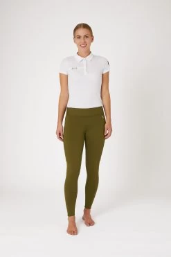 Horze Active Women's Full Grip Winter Riding Tights With Phone Pocket -Sports - Equestrian Riding Shop 36780 dogr 03