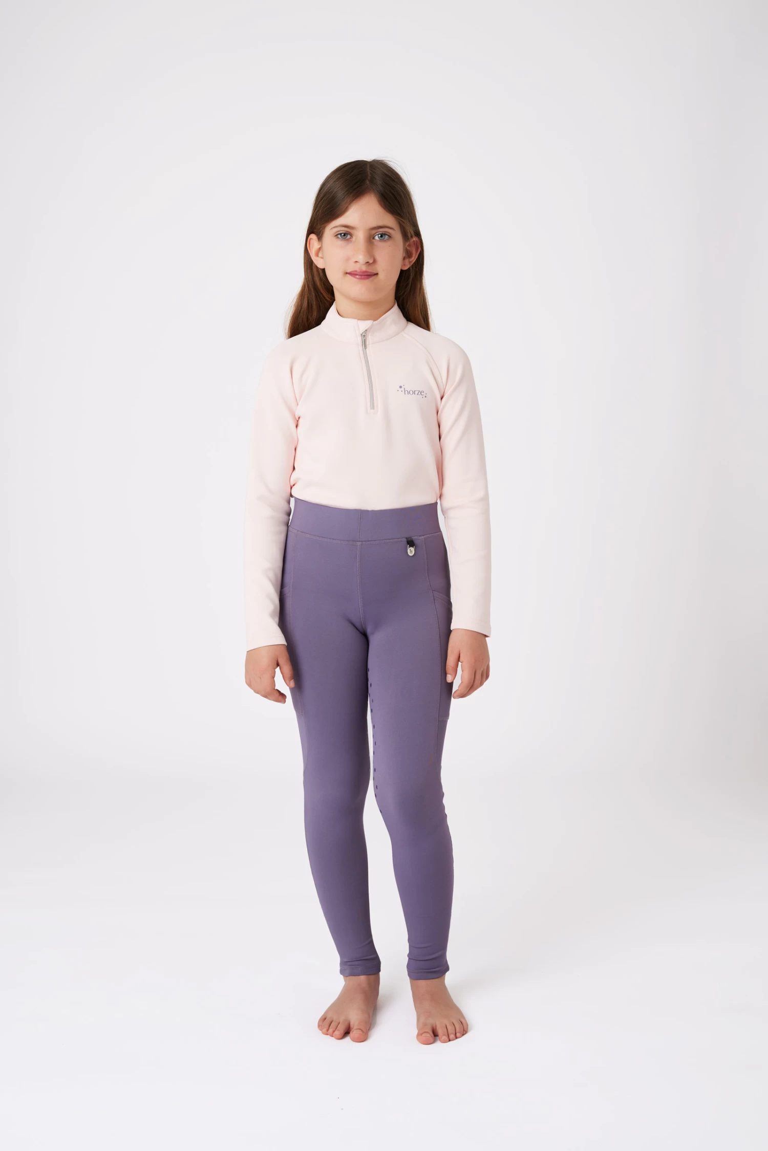 Horze Kaylee Kids' Full Seat Tights 4 Horze Kaylee Kids' Full Seat Tights - Image 2