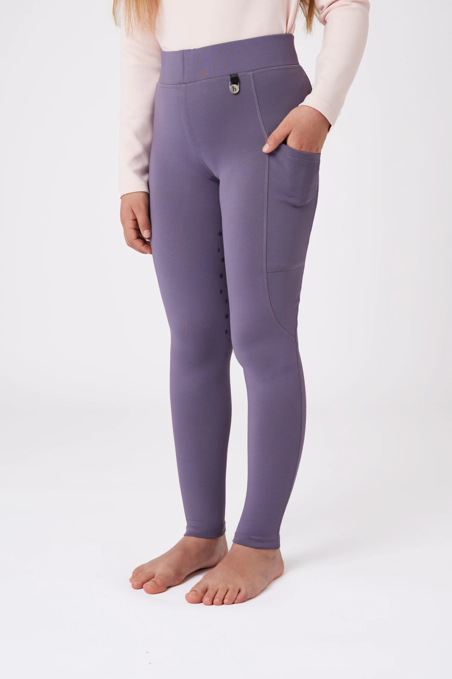 Horze Kaylee Kids' Full Seat Tights 5 Horze Kaylee Kids' Full Seat Tights - Image 3