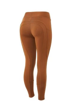 Horze Active Women's Knee Grip Winter Riding Tights With Phone Pocket