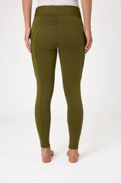 Horze Active Women's Knee Grip Winter Riding Tights With Phone Pocket 28 Horze Active Women's Knee Grip Winter Riding Tights With Phone Pocket -Sports - Equestrian Riding Shop 36790 dogr 04