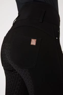 Horze Tara High Waist Full Grip Mid-Season Breeches 28 Horze Tara High Waist Full Grip Mid-Season Breeches -Sports - Equestrian Riding Shop 36791 BL 6