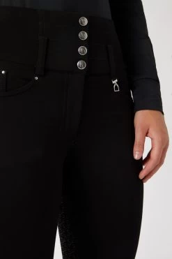 Horze Tara High Waist Full Grip Mid-Season Breeches 33 Horze Tara High Waist Full Grip Mid-Season Breeches -Sports - Equestrian Riding Shop 36791 bl 05