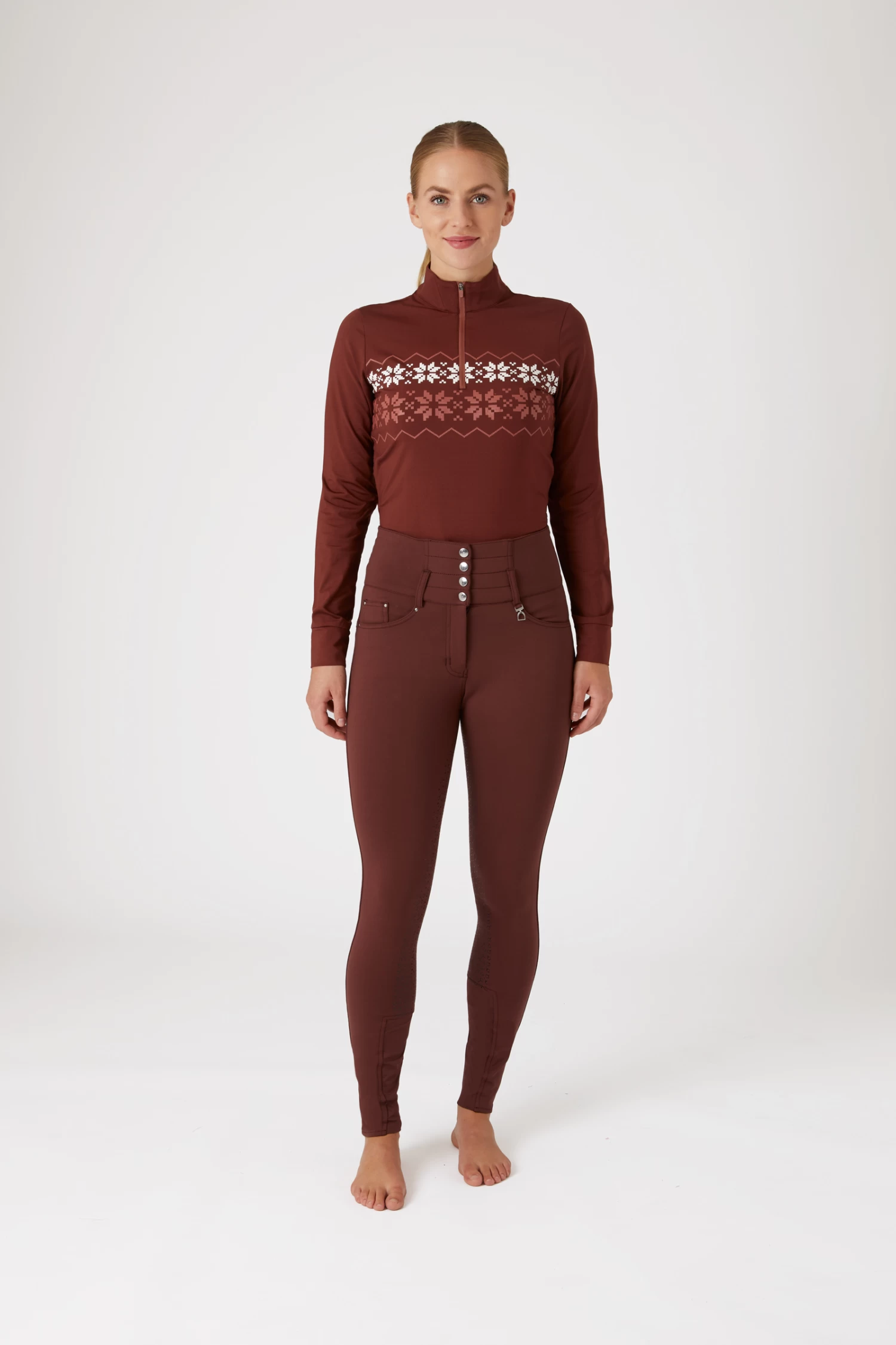 Horze Tara High Waist Full Grip Mid-Season Breeches 21 Horze Tara High Waist Full Grip Mid-Season Breeches - Image 19