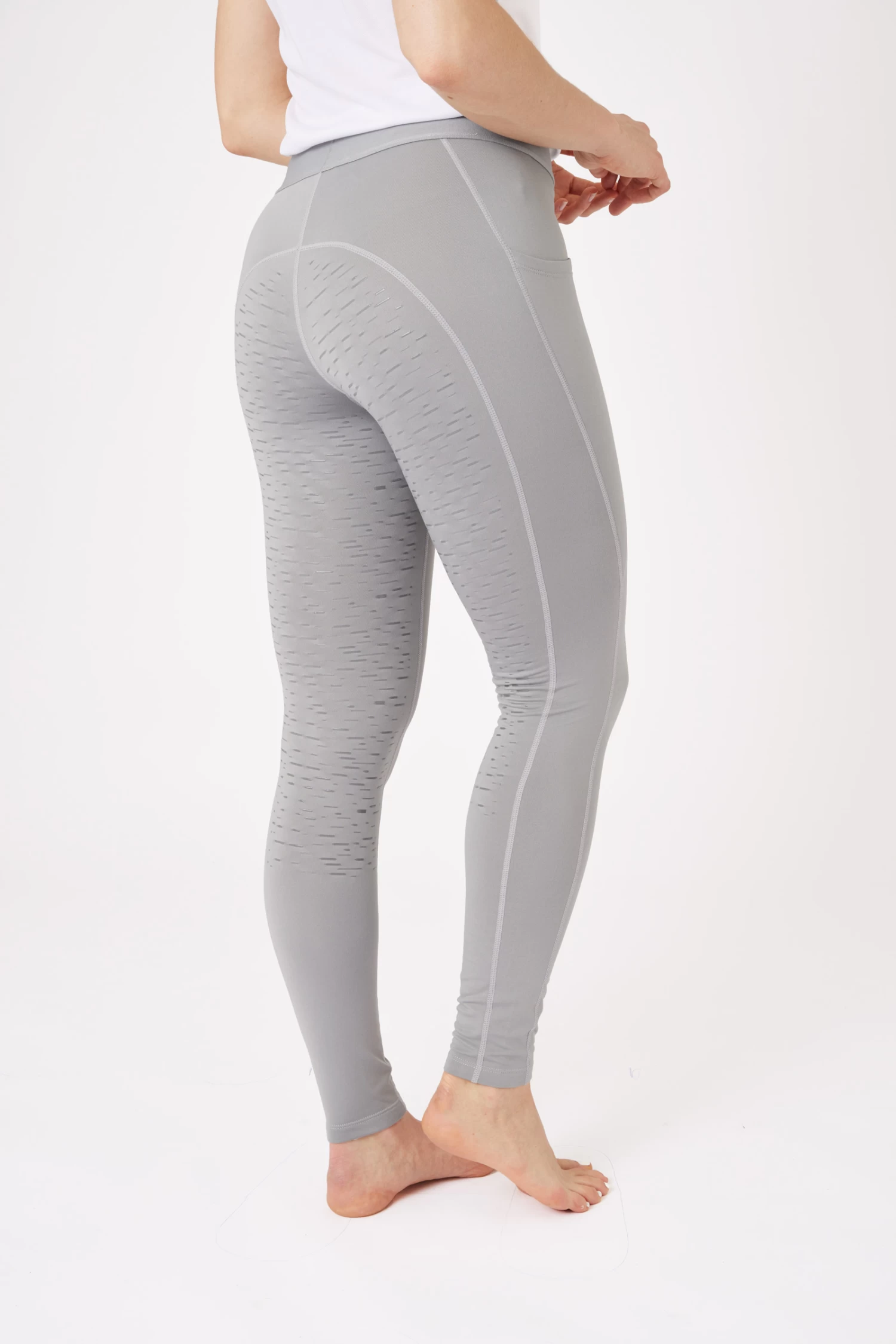 Horze Maia Women's Fullgrip Riding Tights With Phone Pocket 18 Horze Maia Women's Fullgrip Riding Tights With Phone Pocket - Image 16