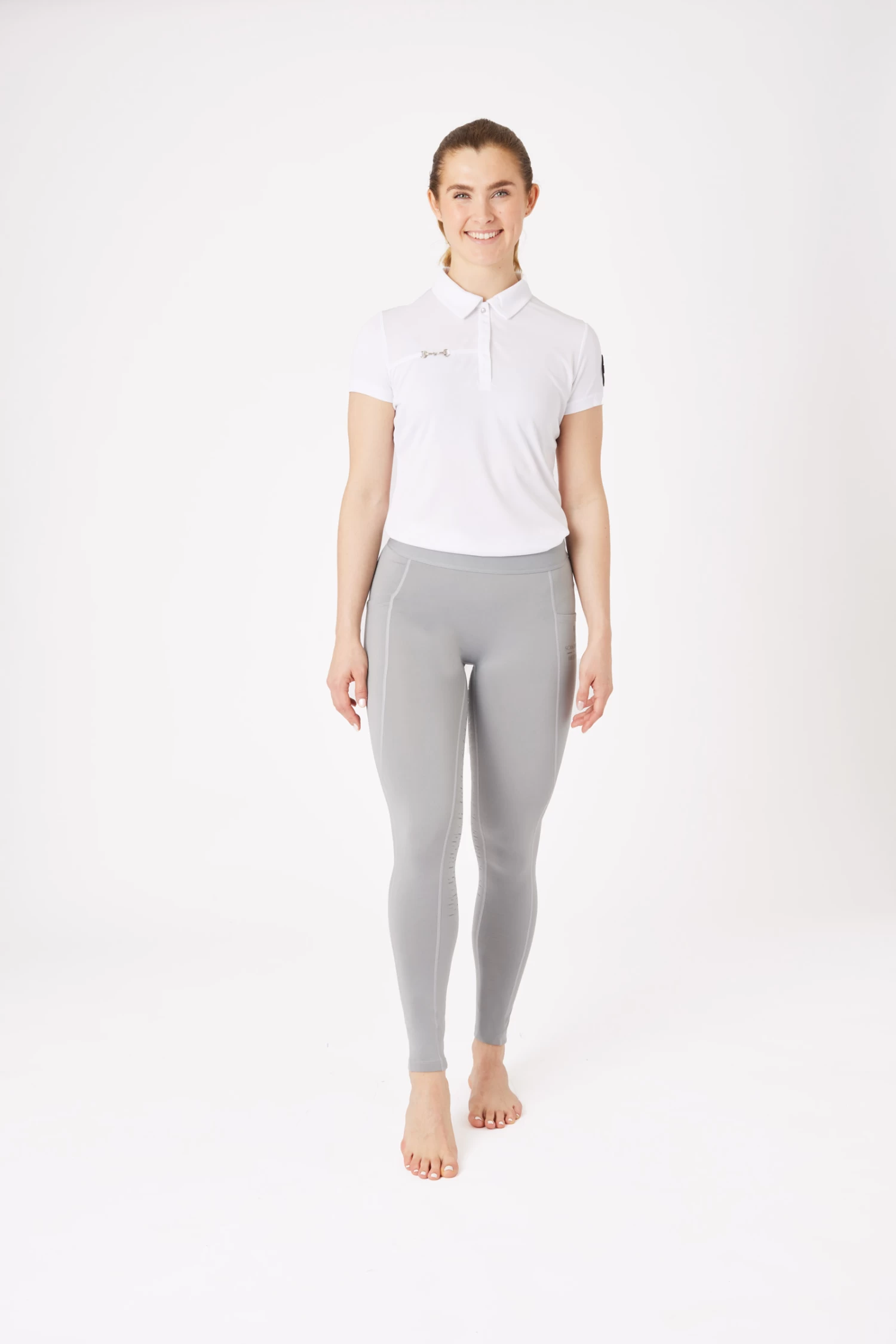 Horze Maia Women's Fullgrip Riding Tights With Phone Pocket 19 Horze Maia Women's Fullgrip Riding Tights With Phone Pocket - Image 17