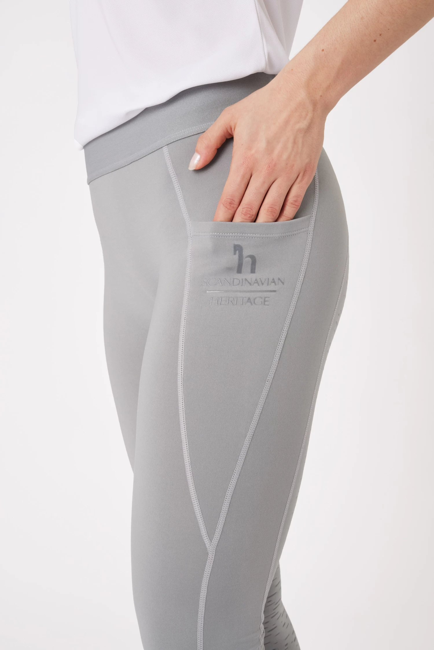 Horze Maia Women's Fullgrip Riding Tights With Phone Pocket 21 Horze Maia Women's Fullgrip Riding Tights With Phone Pocket - Image 19