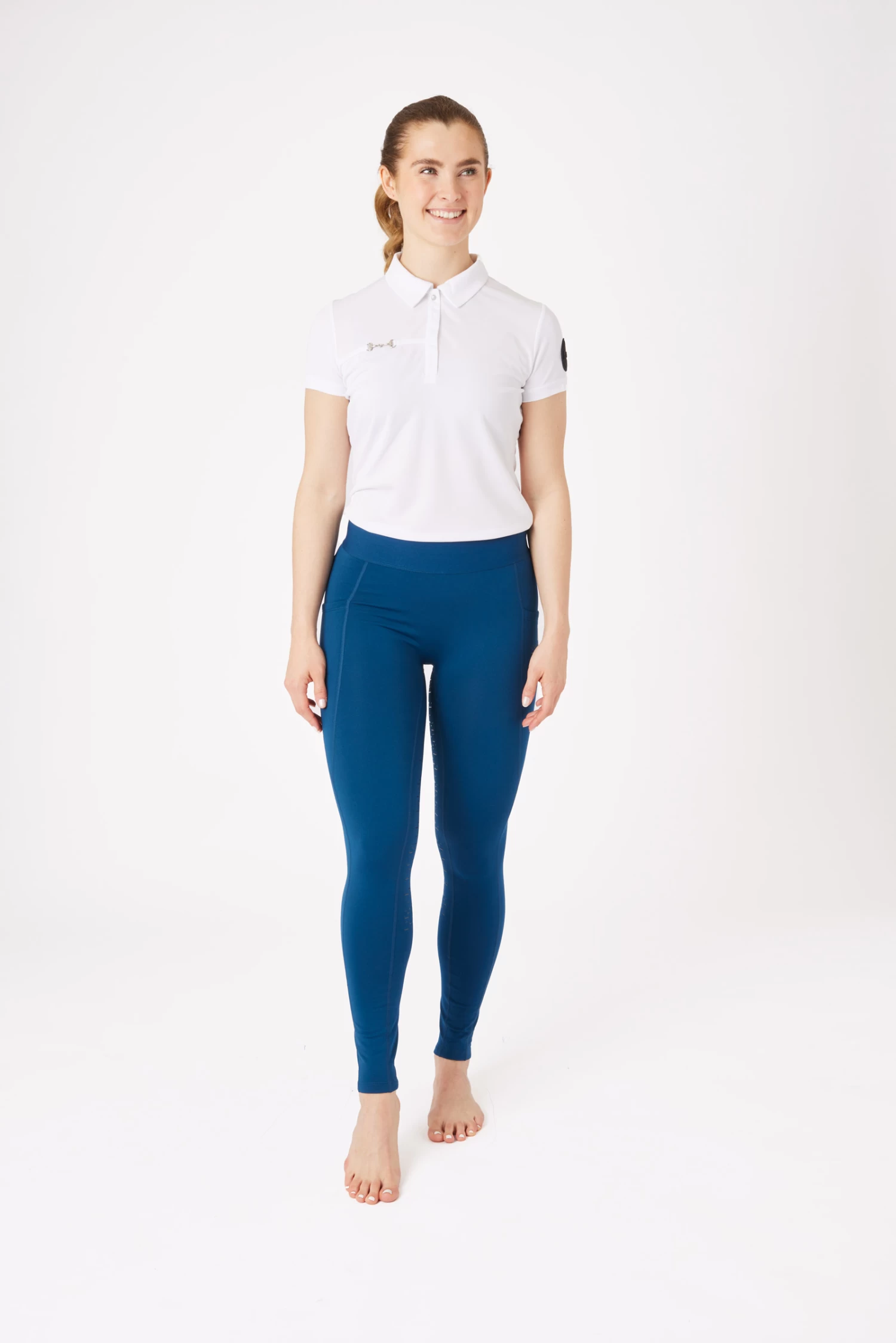 Horze Maia Women's Fullgrip Riding Tights With Phone Pocket 5 Horze Maia Women's Fullgrip Riding Tights With Phone Pocket - Image 3