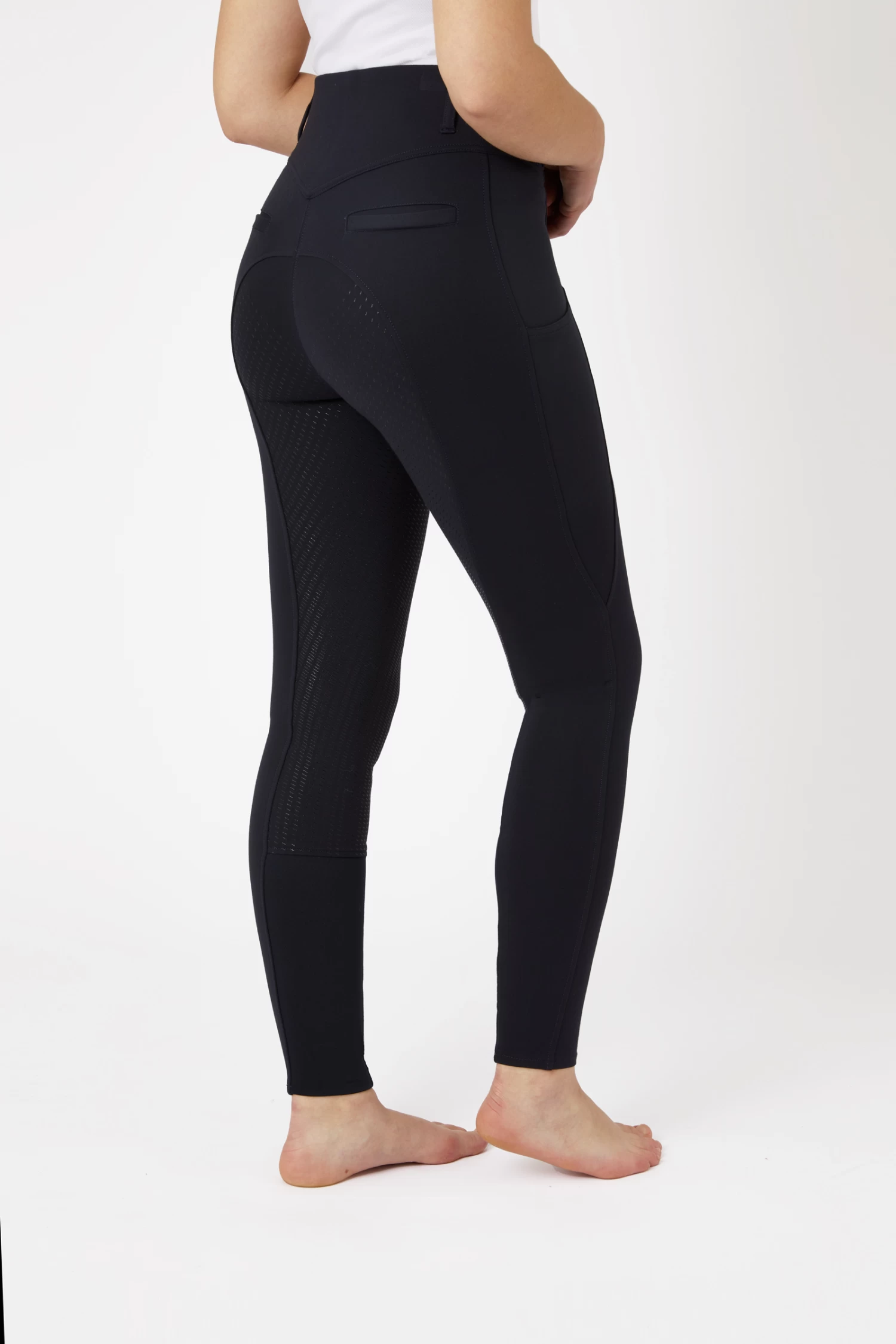 Horze Mira Women's High Waist Full Grip Breeches 4 Horze Mira Women's High Waist Full Grip Breeches - Image 2