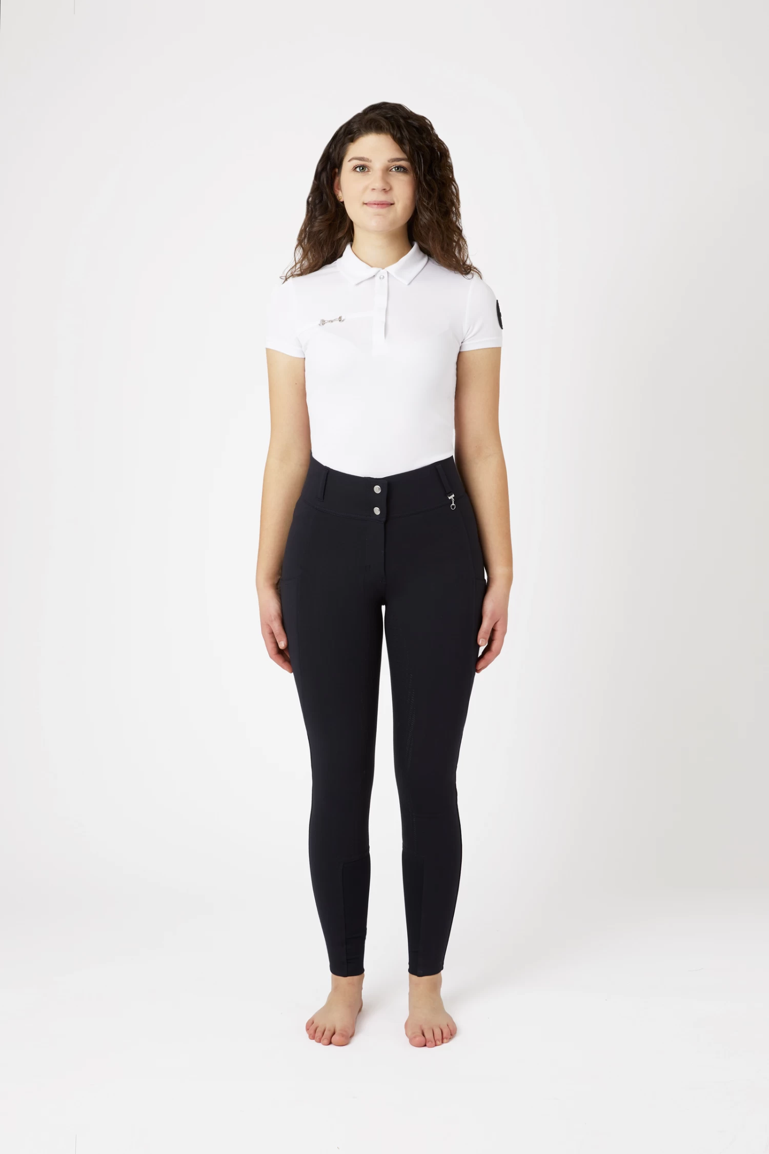 Horze Mira Women's High Waist Full Grip Breeches 5 Horze Mira Women's High Waist Full Grip Breeches - Image 3