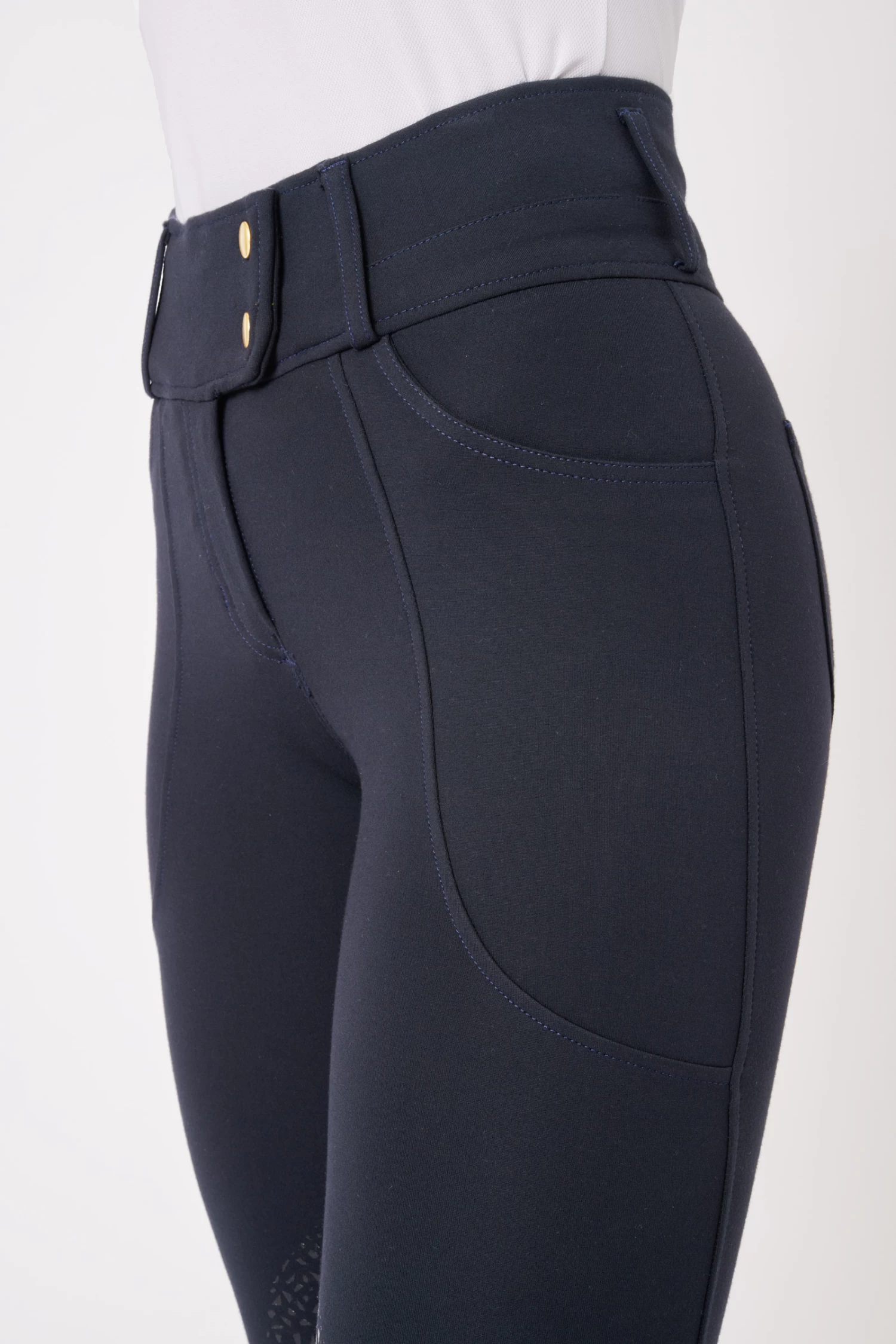 Horze Bella Women's Knee Grip Breeches 7 Horze Bella Women's Knee Grip Breeches - Image 5