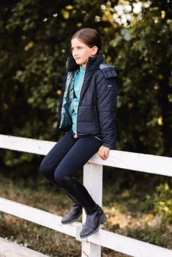 Horze Finnja Kids' Thermo Full Grip Breeches -Sports - Equestrian Riding Shop 36823 590 07