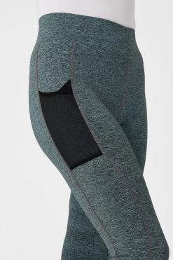 Horze Women's Silicone Full Seat Riding Tights With Mesh 33 Horze Women's Silicone Full Seat Riding Tights With Mesh -Sports - Equestrian Riding Shop 36902 LB MDB 5