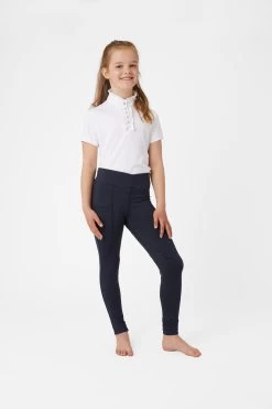 Horze Kids Silicone Full Seat Riding Tights -Sports - Equestrian Riding Shop 36905 SCB 3