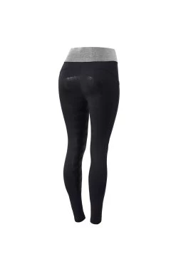Horze Women's Silicone Full Seat Riding Tights With Glitter Waistband 21 Horze Women's Silicone Full Seat Riding Tights With Glitter Waistband -Sports - Equestrian Riding Shop 36906 DB 1