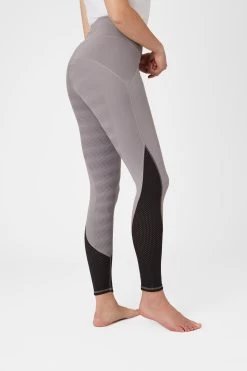 Horze Women's High Waist Silicone Full Seat Riding Tights With Mesh Inserts 17 Horze Women's High Waist Silicone Full Seat Riding Tights With Mesh Inserts -Sports - Equestrian Riding Shop 36907 ZN 2