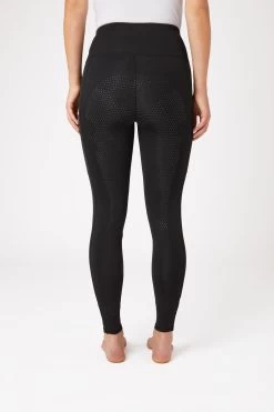 Horze Women's Silicone Full Seat Riding Tights With Crystal Pockets -Sports - Equestrian Riding Shop 36908 BL 4