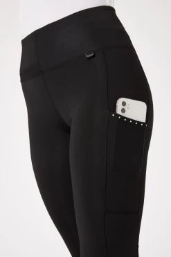 Horze Women's Silicone Full Seat Riding Tights With Crystal Pockets -Sports - Equestrian Riding Shop 36908 BL 5
