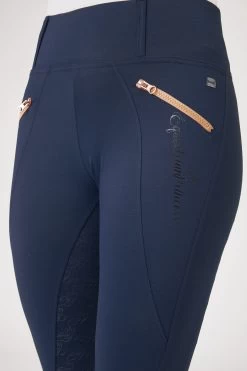Horze Women's Full Seat Tights With Rosegold Zipper 33 Horze Women's Full Seat Tights With Rosegold Zipper -Sports - Equestrian Riding Shop 36909 db 05