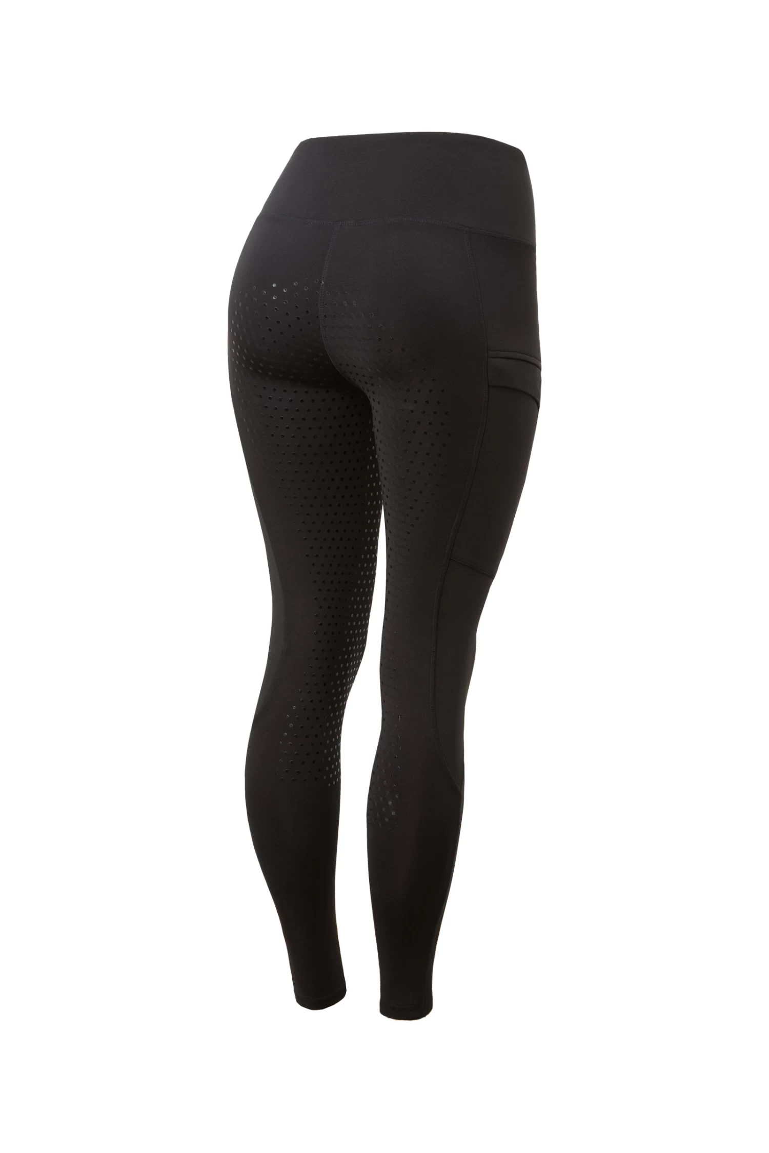 Horze Women's Full Seat Tights With Mesh Leg Bottoms 3 Horze Women's Full Seat Tights With Mesh Leg Bottoms