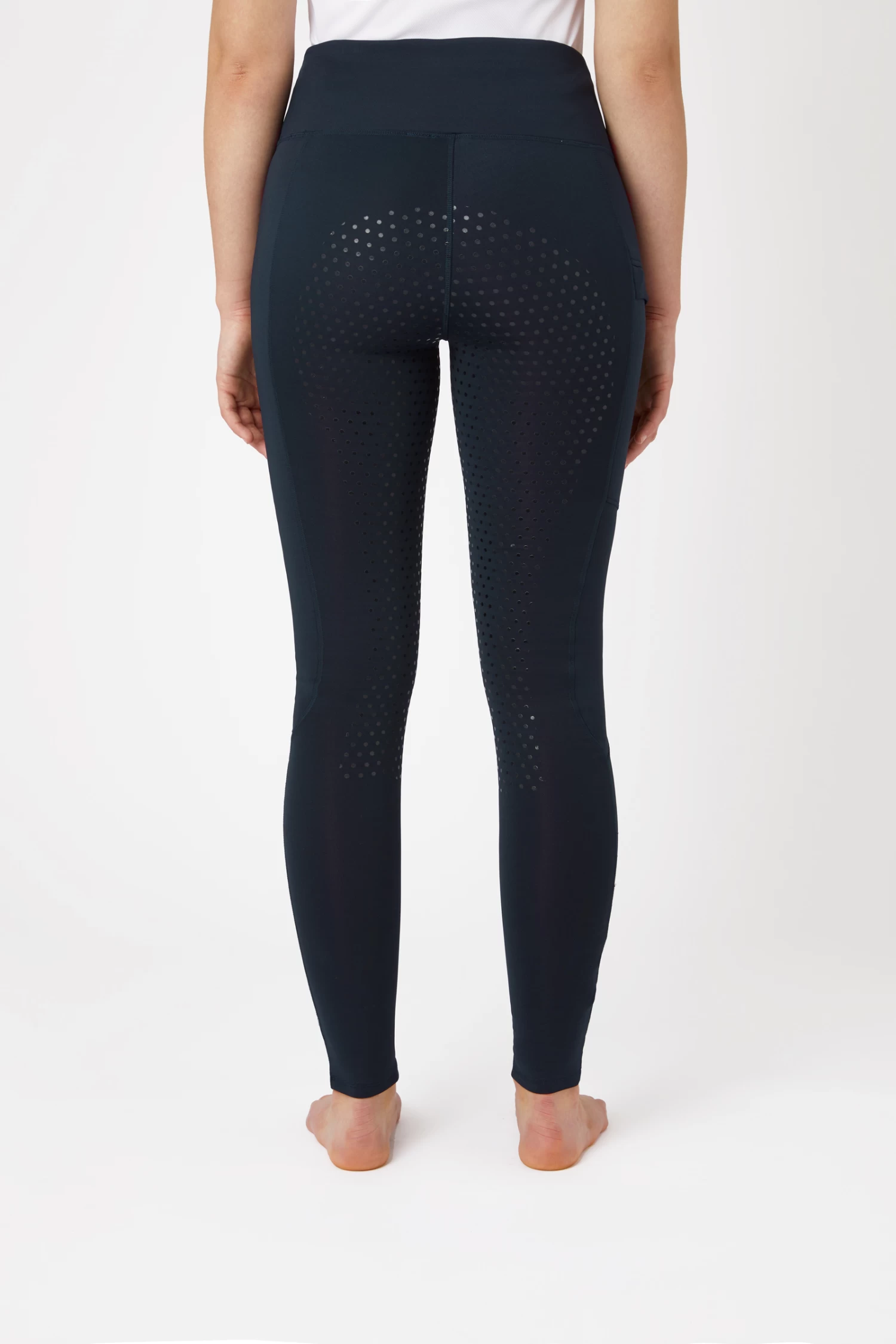 Horze Women's Full Seat Tights With Mesh Leg Bottoms 13 Horze Women's Full Seat Tights With Mesh Leg Bottoms - Image 11