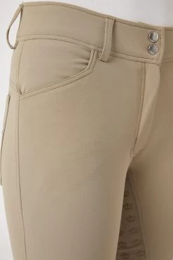 Horze Women's Silicone Full Seat Breeches With Embroidery And Crystals -Sports - Equestrian Riding Shop 36954 sgr 05