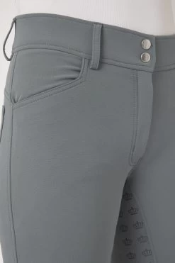 Horze Women's Silicone Full Seat Breeches With Embroidery And Crystals -Sports - Equestrian Riding Shop 36954 smb 05