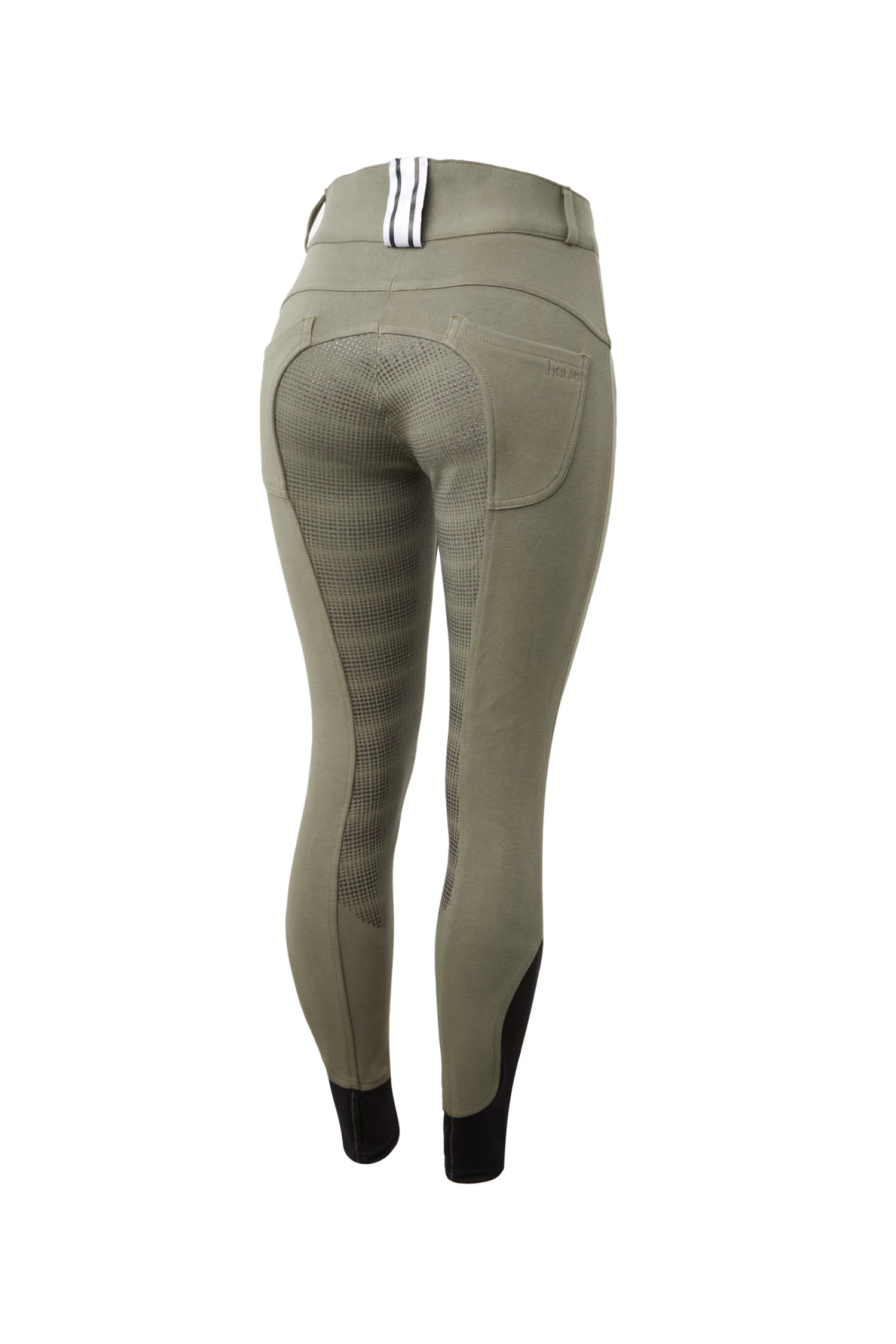 Horze Women's Full Seat Breeches With Belt Loop Detail 9 Horze Women's Full Seat Breeches With Belt Loop Detail - Image 7