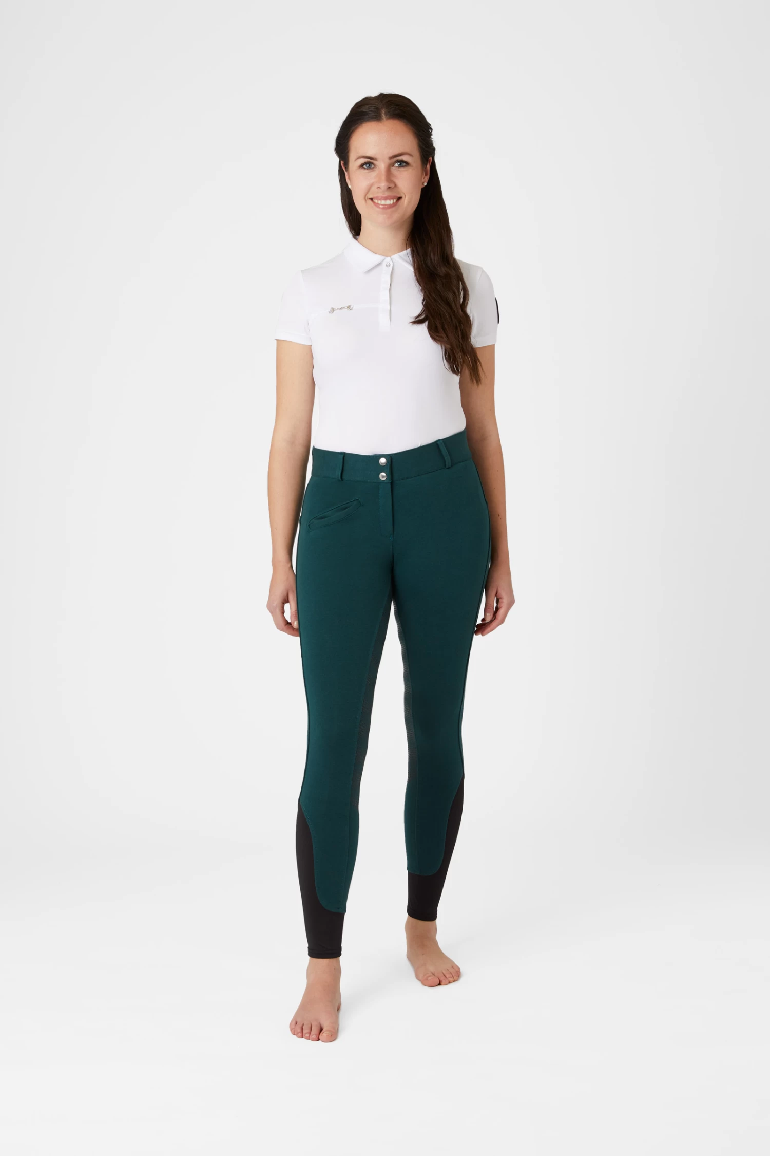 Horze Women's Full Seat Breeches With Belt Loop Detail 17 Horze Women's Full Seat Breeches With Belt Loop Detail - Image 15