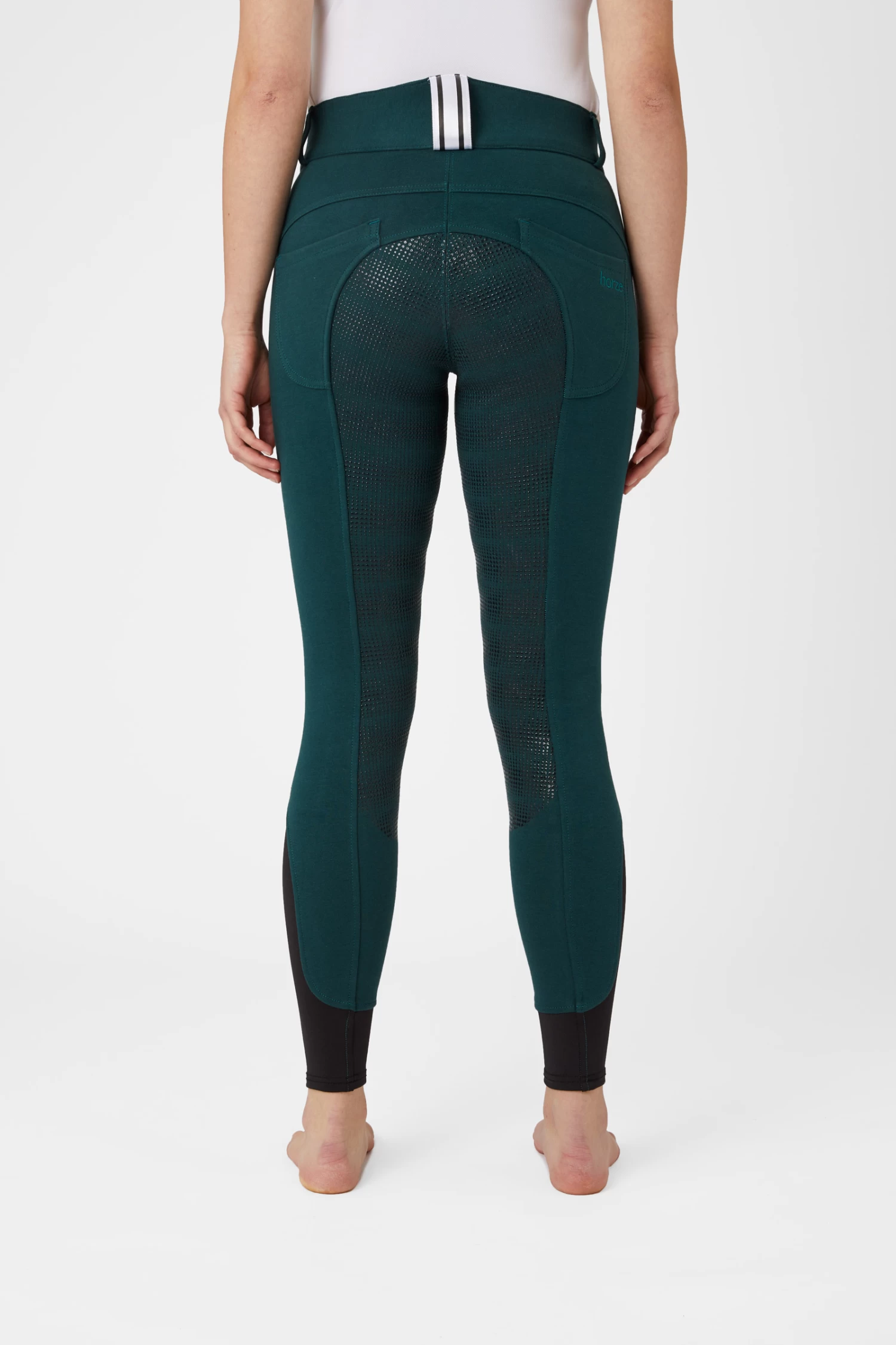 Horze Women's Full Seat Breeches With Belt Loop Detail 18 Horze Women's Full Seat Breeches With Belt Loop Detail - Image 16