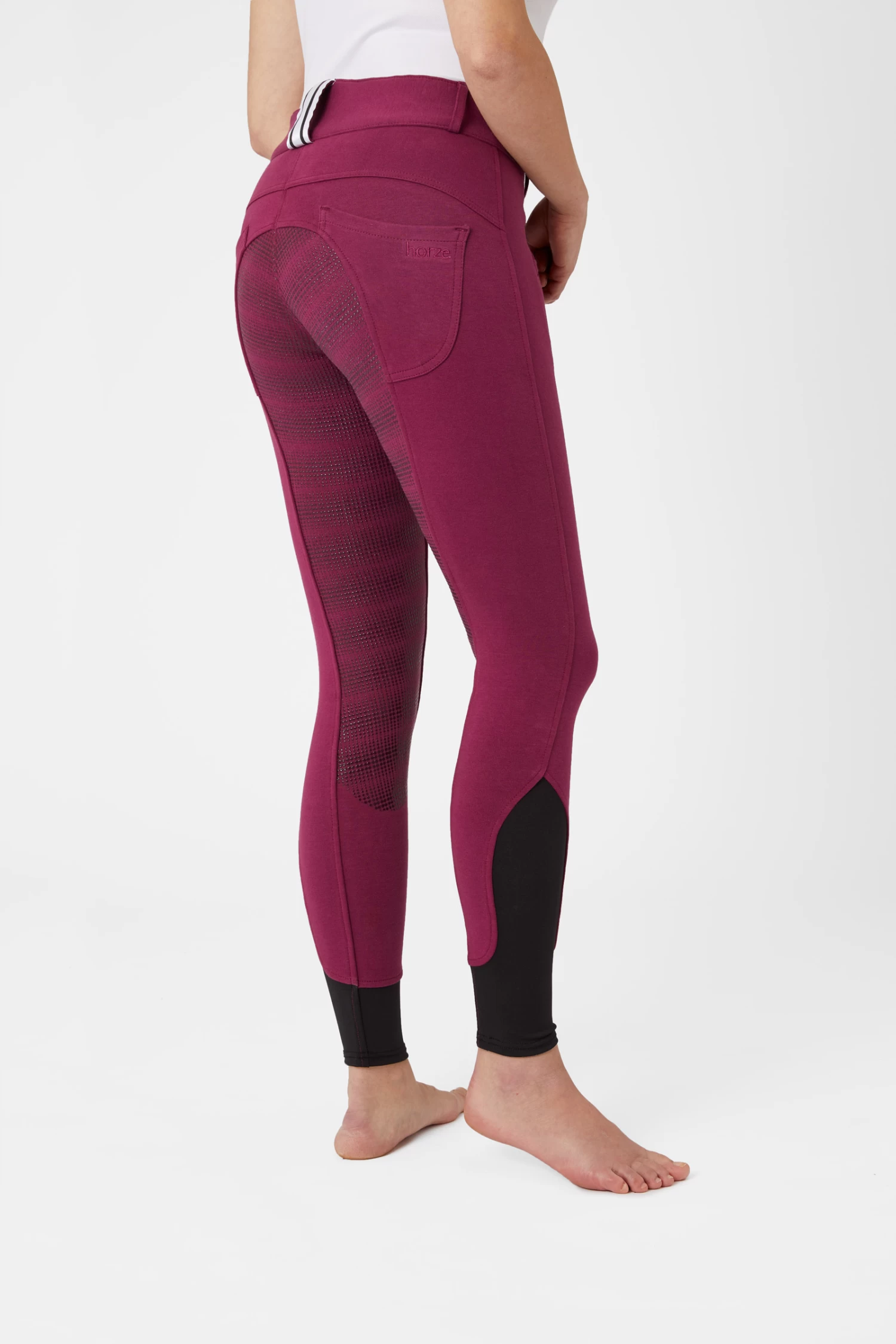Horze Women's Full Seat Breeches With Belt Loop Detail 22 Horze Women's Full Seat Breeches With Belt Loop Detail - Image 20