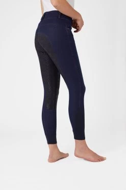 Horze Women's Leather & Silicone Full Seat Denim Breeches 16 Horze Women's Leather & Silicone Full Seat Denim Breeches -Sports - Equestrian Riding Shop 36958 DNB 2
